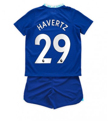 Chelsea Kai Havertz #29 Hjemmedraktsett Barn 2022-23 Kortermet (+ Korte bukser)
